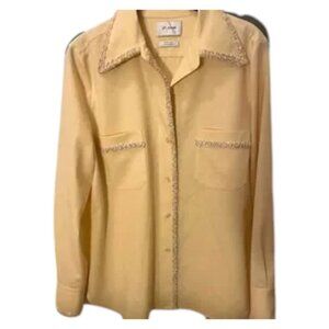 NWOT ST. John Fresca Di Lana Blouse Sz 4